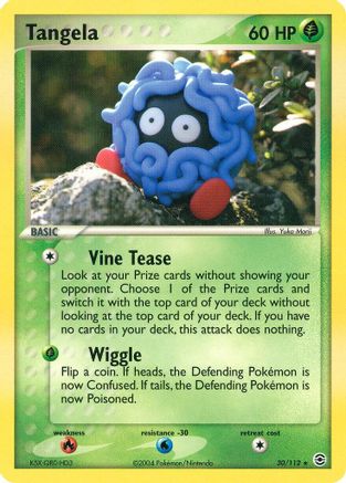 Tangela 030/112 - FireRed & LeafGreen Reverse Holofoil