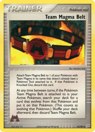 Team Magma Belt 081/95 - Team Magma vs Team Aqua