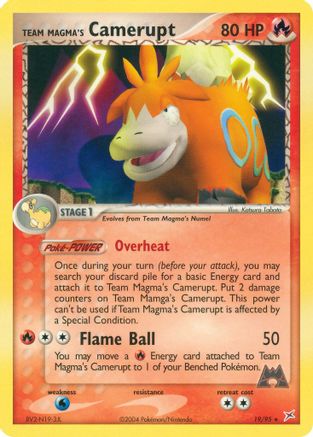 Team Magma's Camerupt 019/95 - Team Magma vs Team Aqua Reverse Holofoil