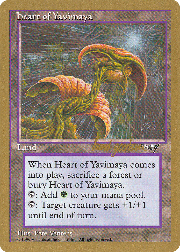 Heart of Yavimaya (WCD-) - World Championship Decks 1997