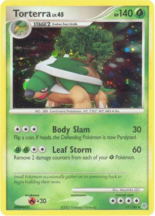 Torterra 017/130 - Diamond and Pearl Holofoil