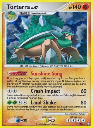 Torterra 011/100 - Stormfront Holofoil