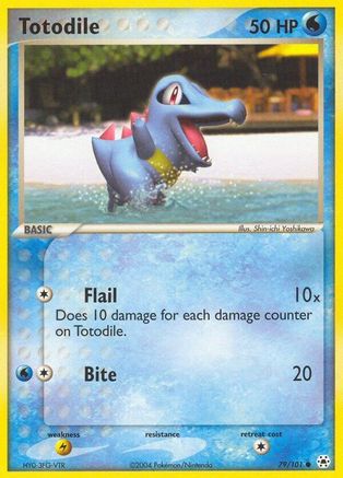 Totodile 079/101 - Hidden Legends Reverse Holofoil