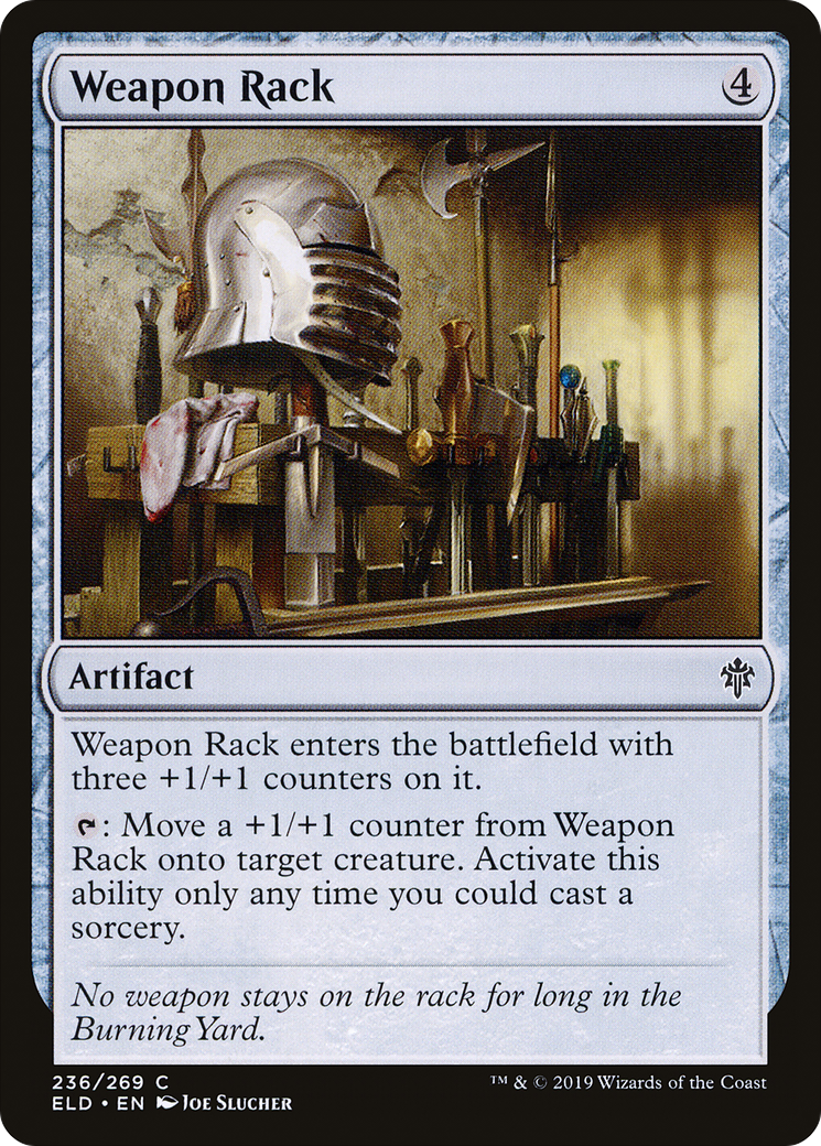 Weapon Rack (ELD-236) - Throne of Eldraine Foil