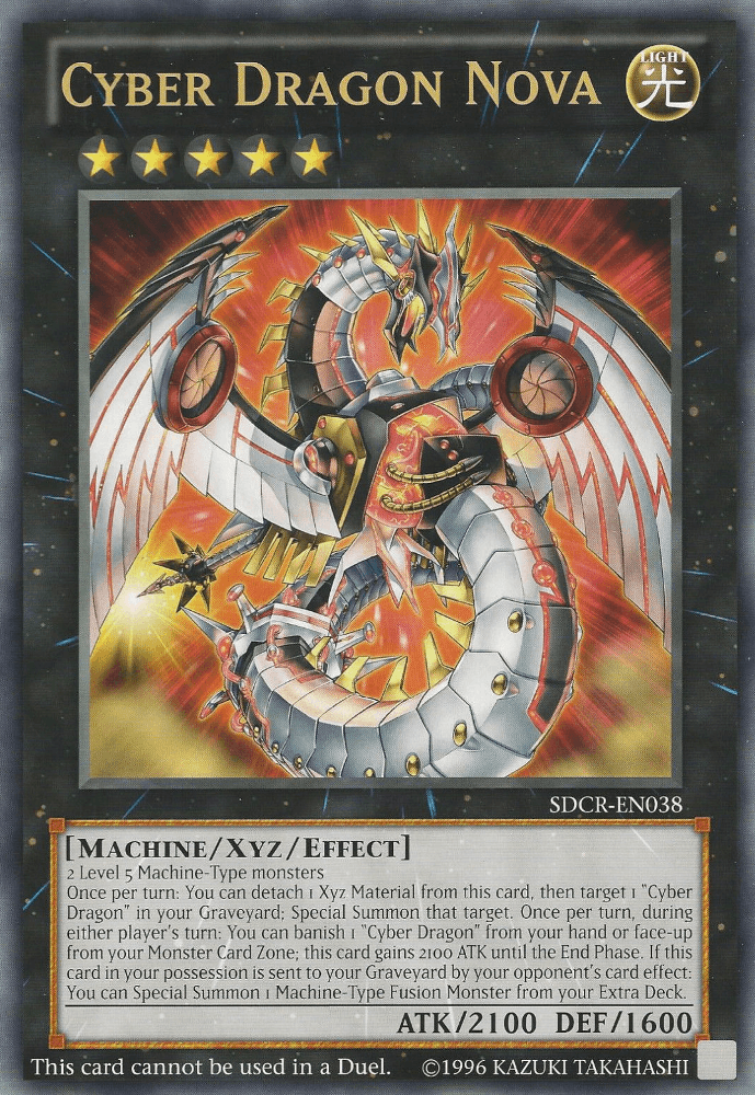 Cyber Dragon Nova (Oversized) (Machine Madness) [SDCR-EN038] Promo - Josh's Cards