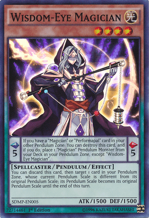 Wisdom-Eye Magician [SDMP-EN005] Super Rare - Josh's Cards