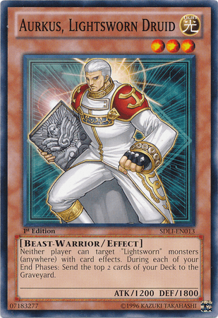 Aurkus, Lightsworn Druid [SDLI-EN013] Common - Josh's Cards