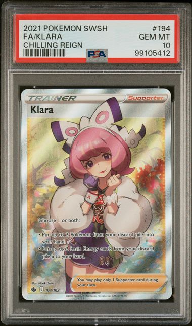 Klara Chilling Reign 194/198 PSA 10