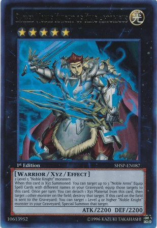 Sacred Noble Knight of King Artorigus [SHSP-EN087] Ultra Rare - Josh's Cards