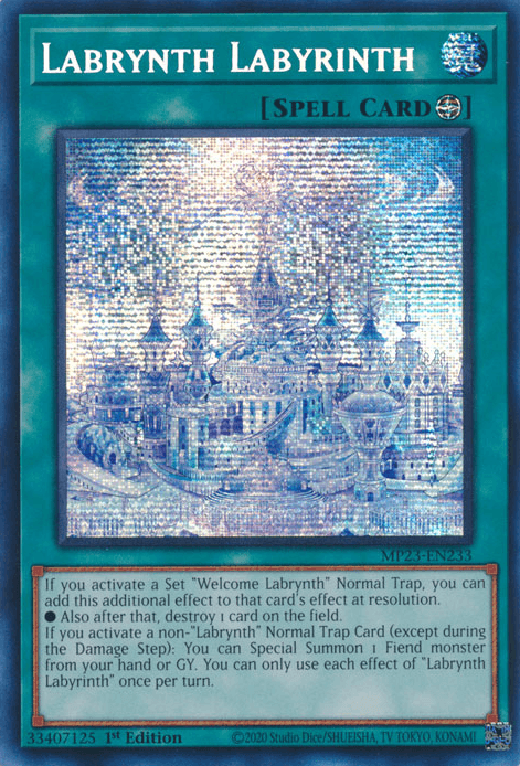 Labrynth Labyrinth [MP23-EN233] Prismatic Secret Rare - Josh's Cards