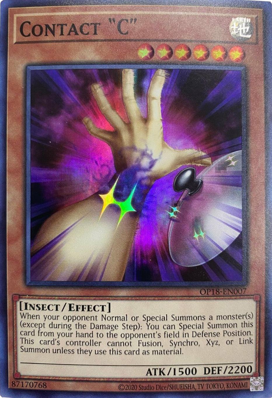 Contact C [OP18-EN007] Super Rare - Josh's Cards