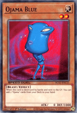 Ojama Blue [SGX1-ENC11] Common - Josh's Cards