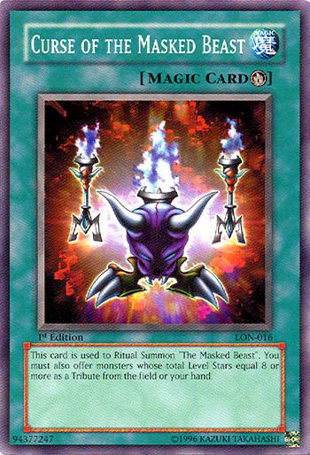 Curse of the Masked Beast [LON-016] Common - Josh's Cards