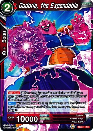 Dodoria, the Expendable (TB3-011) [Clash of Fates] Parallel Foil