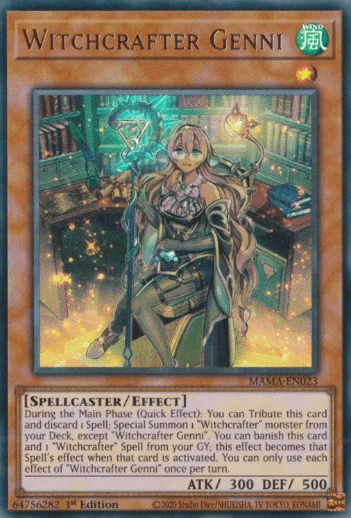 Witchcrafter Genni [MAMA-EN023] Ultra Rare - Josh's Cards