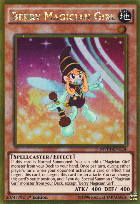 Berry Magician Girl [MVP1-ENG14] Gold Rare - Josh's Cards