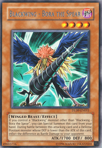 Blackwing - Bora the Spear (Silver) [DL09-EN011] Rare - Josh's Cards