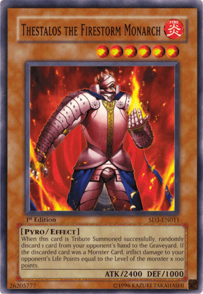 Thestalos the Firestorm Monarch [SD3-EN011] Common - Josh's Cards