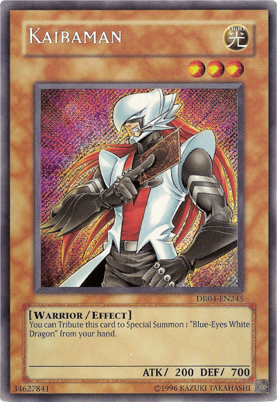 Kaibaman [DR04-EN245] Secret Rare - Josh's Cards