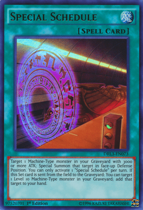 Special Schedule [DRL3-EN073] Ultra Rare - Josh's Cards
