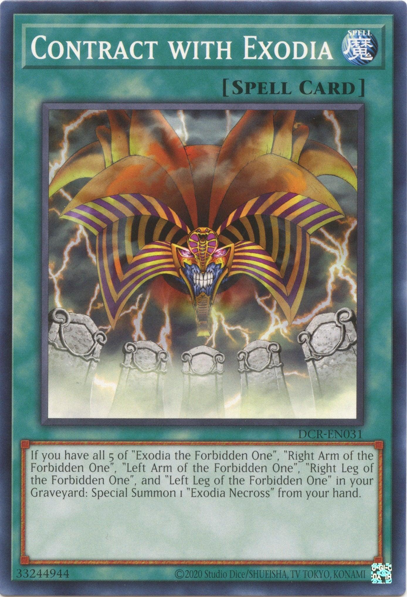 Contract with Exodia (25th Anniversary) [DCR-EN031] Common - Josh's Cards