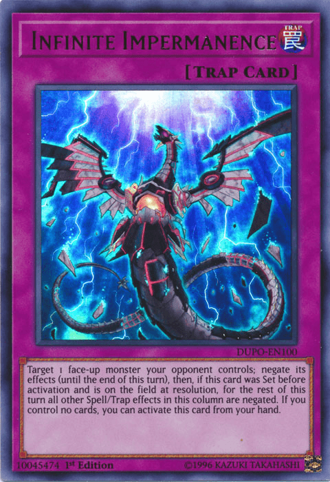 Infinite Impermanence [DUPO-EN100] Ultra Rare - Josh's Cards