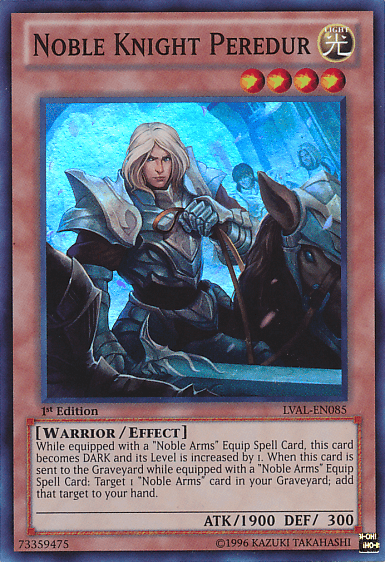 Noble Knight Peredur [LVAL-EN085] Super Rare - Josh's Cards