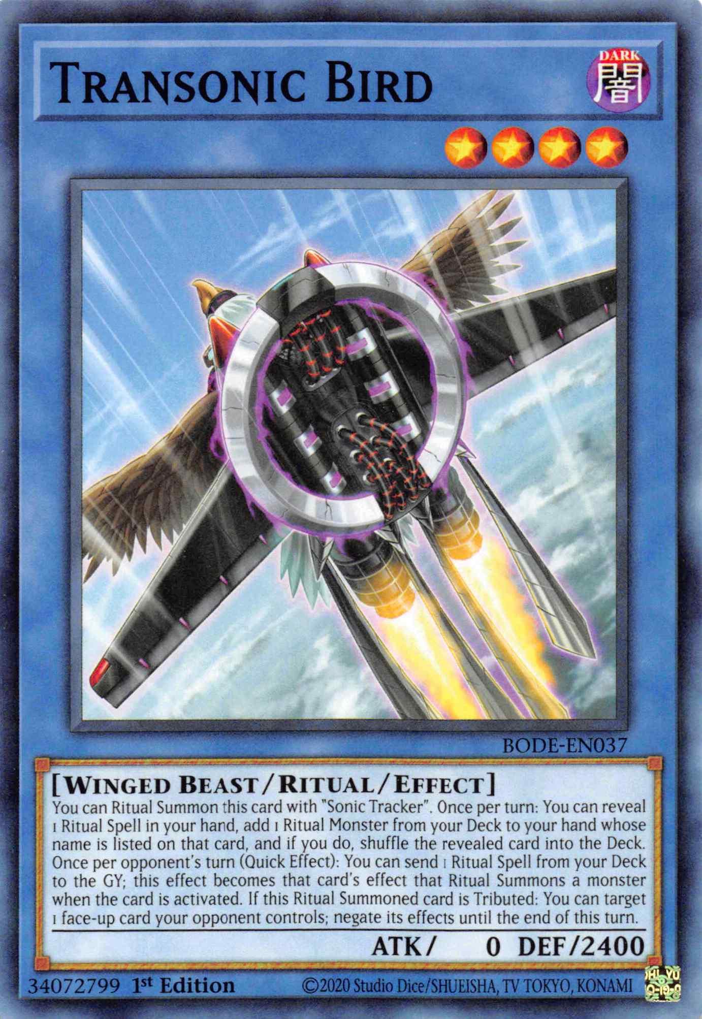 Transonic Bird [BODE-EN037] Common - Josh's Cards