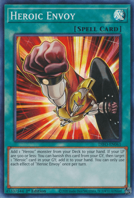 Heroic Envoy [DIFO-EN061] Super Rare - Josh's Cards