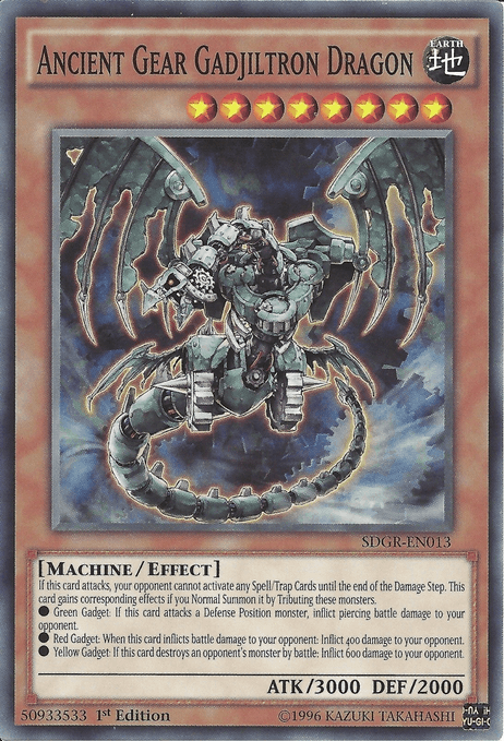 Ancient Gear Gadjiltron Dragon [SDGR-EN013] Common - Josh's Cards