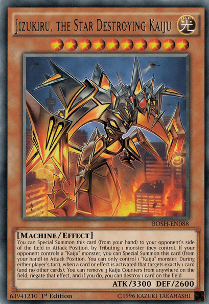 Jizukiru, the Star Destroying Kaiju [BOSH-EN088] Rare - Josh's Cards