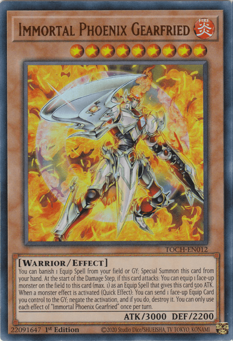 Immortal Phoenix Gearfried [TOCH-EN012] Ultra Rare - Josh's Cards