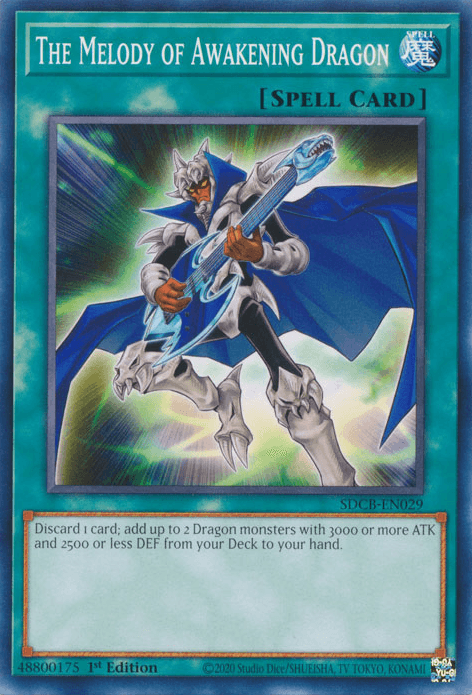 The Melody of Awakening Dragon [SDCB-EN029] Common - Josh's Cards