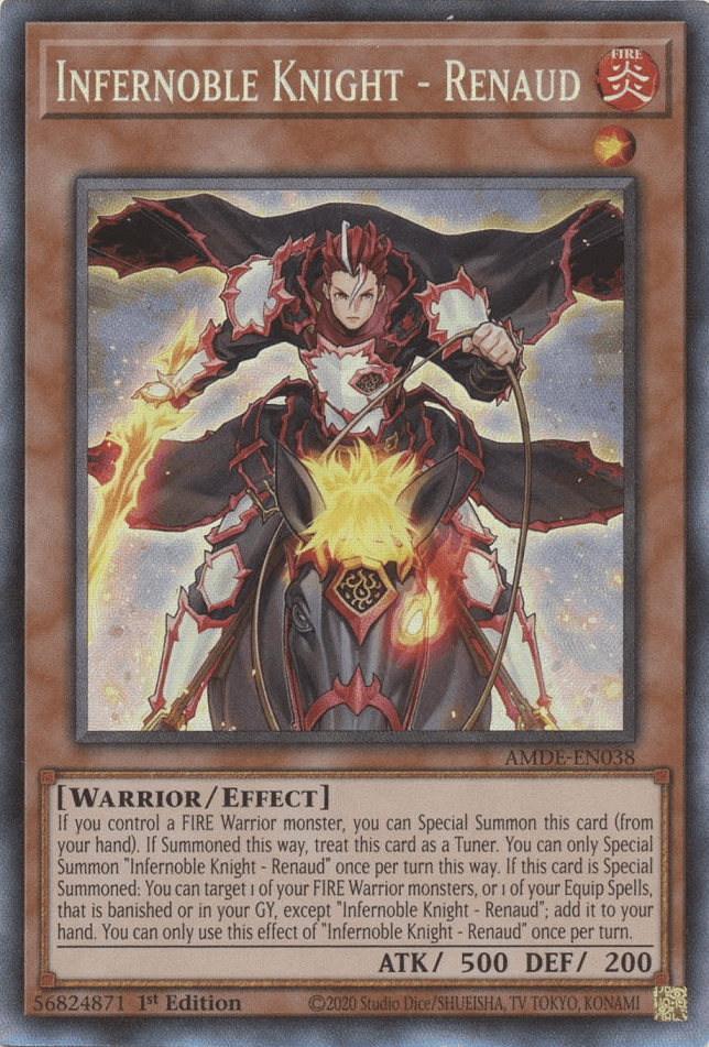 Infernoble Knight - Renaud [AMDE-EN038] Collector's Rare - Josh's Cards