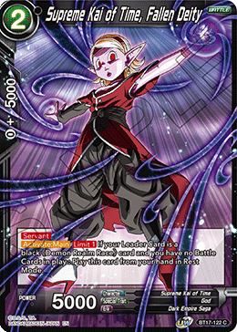 Supreme Kai of Time, Fallen Deity (BT17-122) [Ultimate Squad] Parallel Foil