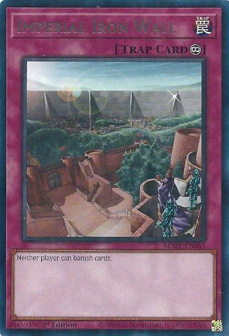 Imperial Iron Wall [MAZE-EN065] Rare - Josh's Cards