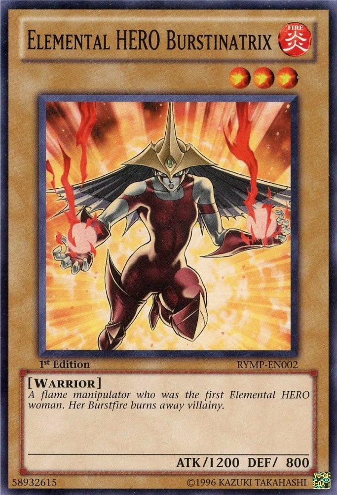 Elemental HERO Burstinatrix [RYMP-EN002] Common - Josh's Cards
