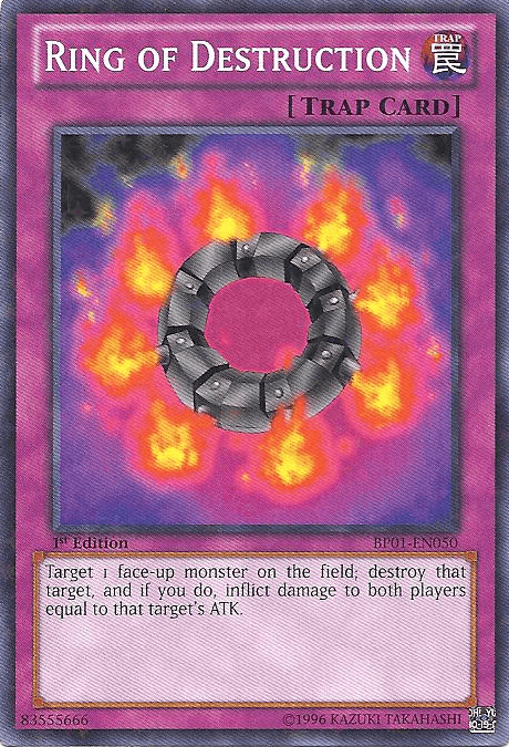 Ring of Destruction [BP01-EN050] Rare - Josh's Cards