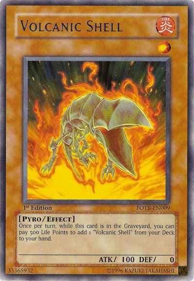 Volcanic Shell [FOTB-EN009] Rare - Josh's Cards