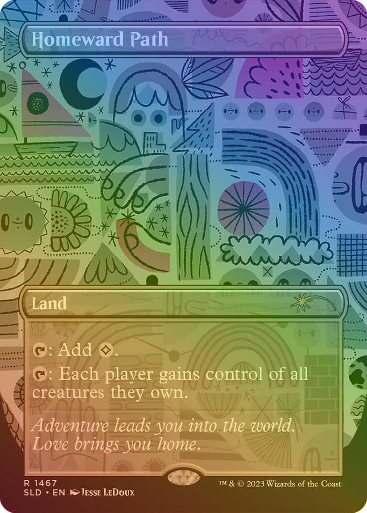 Homeward Path (SLD-1467★) - Secret Lair Drop (Borderless) Foil