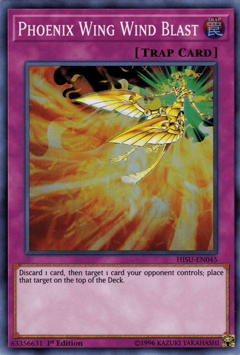 Phoenix Wing Wind Blast [HISU-EN045] Super Rare - Josh's Cards