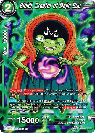 Bibidi, Creator of Majin Buu (BT11-072) [Vermilion Bloodline 2nd Edition] Parallel Foil