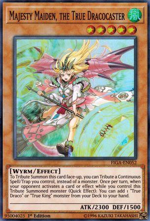 Majesty Maiden, the True Dracocaster [FIGA-EN052] Super Rare - Josh's Cards