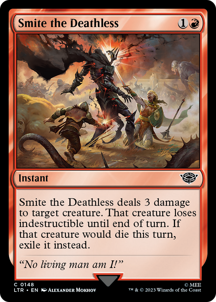 Smite the Deathless (LTR-148) - The Lord of the Rings: Tales of Middle-earth Foil