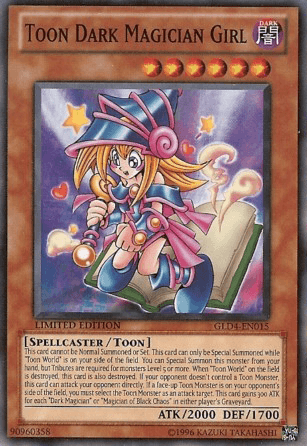 Toon Dark Magician Girl [GLD4-EN015] Common - Josh's Cards