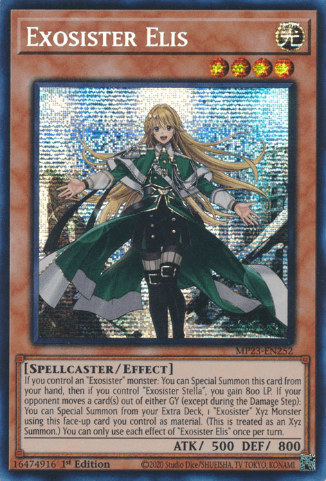 Exosister Elis [MP23-EN252] Prismatic Secret Rare - Josh's Cards