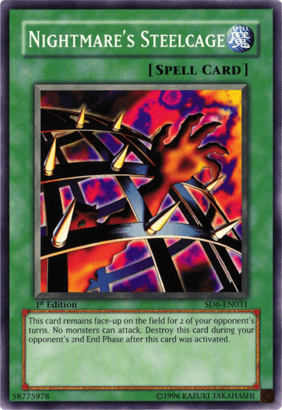Nightmare's Steelcage [SD6-EN031] Common - Josh's Cards