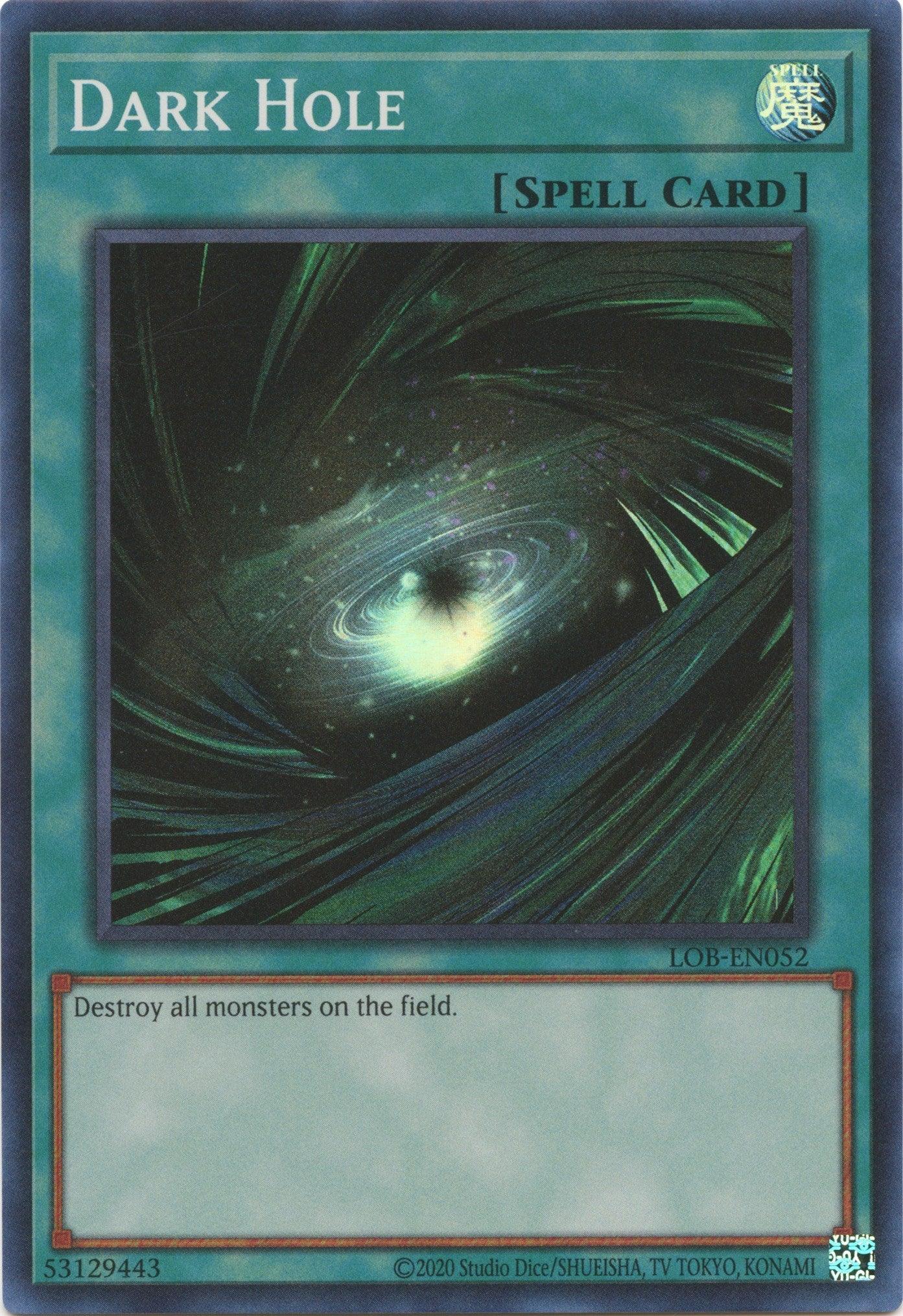 Dark Hole (25th Anniversary) [LOB-EN052] Super Rare - Josh's Cards