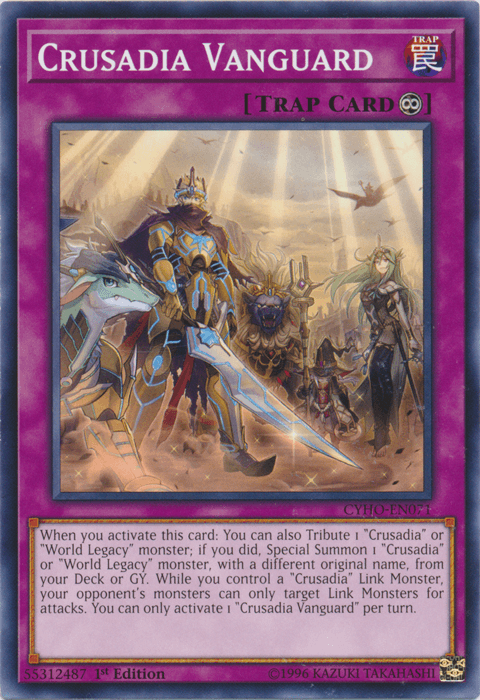 Crusadia Vanguard [CYHO-EN071] Common - Josh's Cards