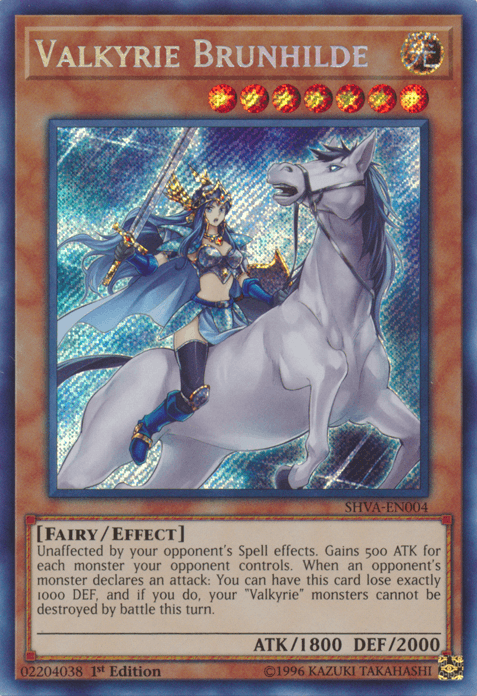 Valkyrie Brunhilde [SHVA-EN004] Secret Rare - Josh's Cards